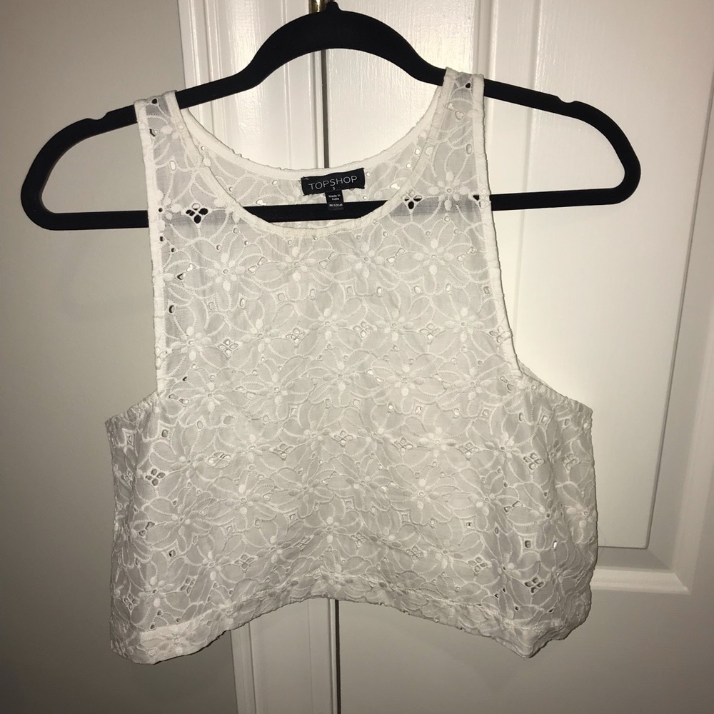 White Crop Top